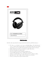 Предварительный просмотр 12 страницы Altec Lansing AL-CAQ500 User Manual