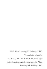 Предварительный просмотр 16 страницы Altec Lansing AL-SNB301W-001-SNOW User Manual