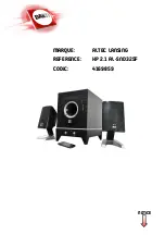 Предварительный просмотр 1 страницы Altec Lansing AL-SND325F User Manual