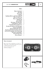 Предварительный просмотр 3 страницы Altec Lansing ALP-XP850 User Manual