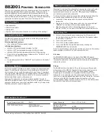 Предварительный просмотр 4 страницы Altec Lansing BB2001 User Manual