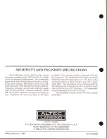 Preview for 4 page of Altec Lansing DTS182A LF SPEAKER SYSTEM Manual