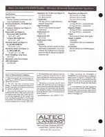 Preview for 6 page of Altec Lansing DTS200PI Specification Sheet