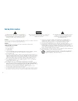 Предварительный просмотр 4 страницы Altec Lansing EXPRESSIONIST CLASSIC - Safety Instructions