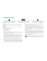 Предварительный просмотр 8 страницы Altec Lansing EXPRESSIONIST CLASSIC - Safety Instructions