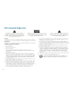 Предварительный просмотр 16 страницы Altec Lansing EXPRESSIONIST CLASSIC - Safety Instructions