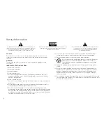 Предварительный просмотр 4 страницы Altec Lansing EXPRESSIONIST PLUS Safety Instructions