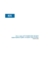 Preview for 1 page of Altec Lansing FPO NAME M402SR User Manual
