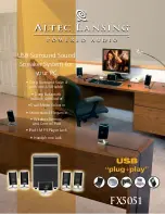 Preview for 1 page of Altec Lansing FX5051 Manual