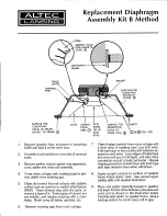 Altec Lansing LF SPEAKER - REPAIR Instructions предпросмотр