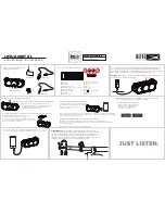 Preview for 1 page of Altec Lansing LIFEJACKET XL Quick Start Manual