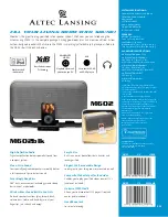 Предварительный просмотр 2 страницы Altec Lansing M602 Brochure