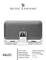 Preview for 1 page of Altec Lansing M602 User Manual