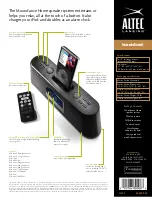 Предварительный просмотр 2 страницы Altec Lansing MOONDANCE HOME Brochure