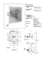 Preview for 2 page of Altec Lansing MR HF HORNS - SUMMARY SHEET Manual