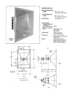 Предварительный просмотр 3 страницы Altec Lansing MR HF HORNS - SUMMARY SHEET Manual