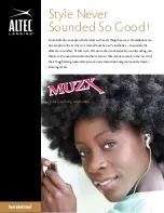 Preview for 1 page of Altec Lansing Muzx MHP216 Specifications