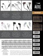 Preview for 2 page of Altec Lansing Muzx MHP216 Specifications