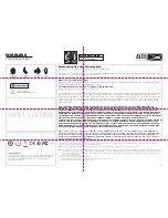 Предварительный просмотр 2 страницы Altec Lansing MZW100 Quick Start Manual