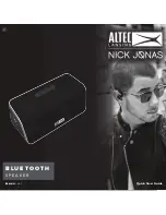 Preview for 1 page of Altec Lansing Nick Jonas NJ-1 Quick Start Manual