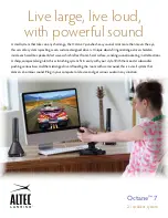 Предварительный просмотр 1 страницы Altec Lansing OCTANE 7 Brochure