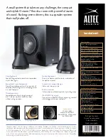 Предварительный просмотр 2 страницы Altec Lansing OCTANE 7 Brochure