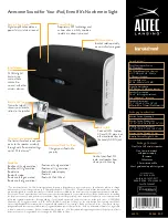 Предварительный просмотр 2 страницы Altec Lansing Octiv Air Specifications