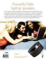 Altec Lansing ORBIT USB Brochure предпросмотр