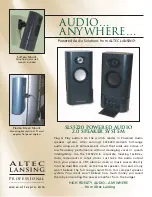 Altec Lansing Professional SLS5220 Specifications предпросмотр