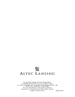 Preview for 103 page of Altec Lansing T515 User Manual