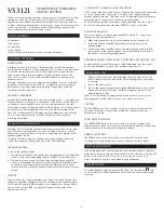 Предварительный просмотр 4 страницы Altec Lansing VS-3121 User Manual