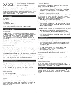 Preview for 4 page of Altec Lansing XA2021 User Manual