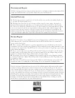 Preview for 8 page of Altec Lansing XPEDITION 8 User Manual