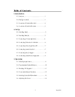 Preview for 2 page of Altec Vision NU-VIEW 1024 User Manual