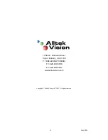 Preview for 15 page of Altec Vision NU-VIEW 1024 User Manual