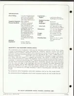 Предварительный просмотр 2 страницы Altec 288-16G HF DRIVERS Manual