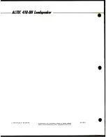 Preview for 4 page of Altec 418-8H Specification Sheet