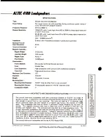 Предварительный просмотр 2 страницы Altec 418B LF SPEAKER Manual