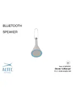 Altec IMW385 Owner'S Manual предпросмотр