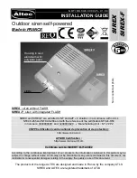 Altec SIREX Installation Manual предпросмотр