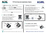 Altec TTP-343 Series Quick Installation Manual предпросмотр