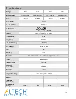 Preview for 2 page of Altech AE-L-LBSS-28 User Manual