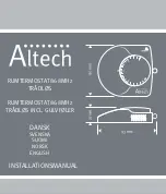 Предварительный просмотр 1 страницы Altech AR 4070KF2E Installation Manual