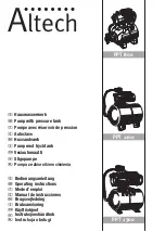 Предварительный просмотр 1 страницы Altech PPT 1100 Operating Instructions Manual