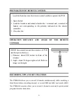 Предварительный просмотр 8 страницы Altech PVR 6600 Instruction Manual