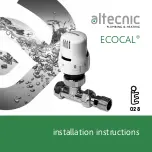 Altecnic ECOCAL Installation Instructions Manual предпросмотр