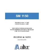 ALTER SM1150 Technical Note preview