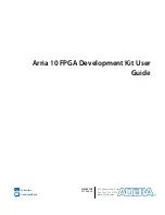 Предварительный просмотр 1 страницы Altera Arria 10 FPGA User Manual