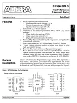 Предварительный просмотр 49 страницы Altera Classic Data Book