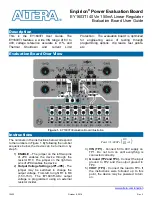 Altera Enpirion EY1603TI User Manual preview